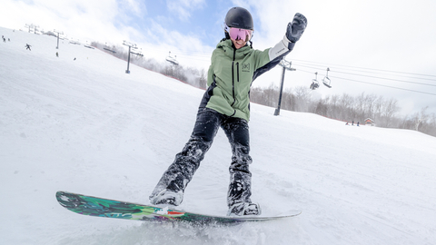On hill, Pow day, Powder, Skiing