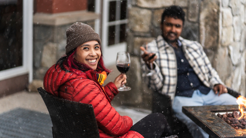 Guests dinner and drinks at St. Bernard's at Solitude Mountain Resort.