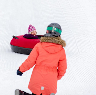 Snow Tubing in Vermont at the Coca-Cola Tube Park