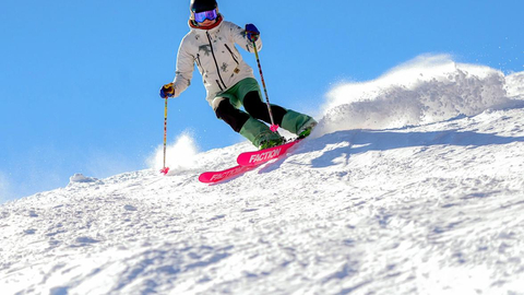 Woman skier at Stratton Mountain Resort